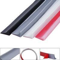 OEM Tira De Sellado De Silicona Para Ba&ntilde;o, Barrera Contra El Agua, Separaci&oacute;n Entre Seco Y H&uacute;medo, Encimera De Cocina, Blanca (100 Cm) - Crezuo