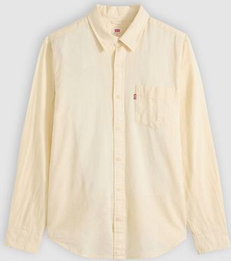 Levi's Classic Pocket Standard Fit Shirt - Mens - XL - Yellow / Rutabaga