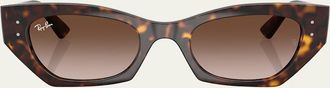 Ray-Ban Zena Plastic Cat-Eye Sunglasses