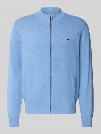 Fynch-Hatton Fynch-Hatton Strickjacke mit Reißverschluss in Hellblau, Größe XXL