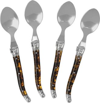 French Home Laguiole Set Of 4 Coffee Spoons