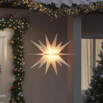 vidaXL L&aacute;mpara De Navidad Con Led Plegable Blanca 100 Cm Vidaxl