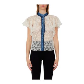 Liu Jo Shirts, female, Blue, Size: XS Blouse