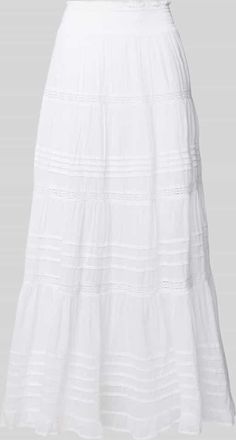 Neo Noir Neo Noir Maxirock im Stufen-Look Modell Felicia in Weiss, Größe 40