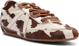 Schutz Eight Genuine Calf Hair Sneaker in Pearl Pony at Nordstrom, Size 7.5