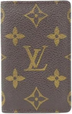 Louis Vuitton Pre-owned Canvas wallets - Dames - Vintage Accessoires - Bruin - ONE Size - Vintage