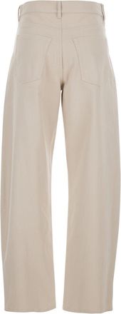 Max Mara Womens Jeans Emily Beige Denim Cotton