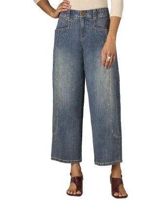 Wit & Wisdom Wit & Wisdom Mid Blue Artisanal High Rise Barely Barrel Jean