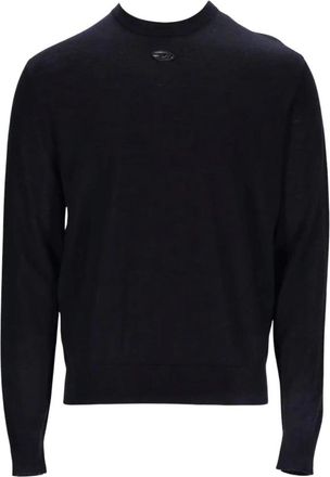 Diesel K-Garth Sweater - Heren - Ronde hals truien - Zwart - S - Wol - Truien & Vesten