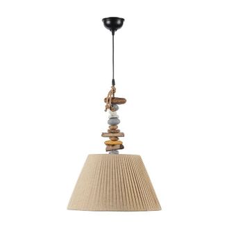 Onli lampada a sospensione stoney in metallo e acrilico, e27