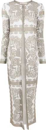 Valentino Garavani Mantella con stampa - Effetto metallizzato