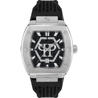 Philipp Plein Stainless Steel Watches The Hexagon Phantom Men in Black/silver at Nordstrom