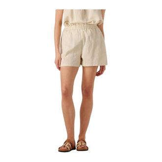 Notre-V Dames, Korte broeken, Beige, Maat: S Katoen