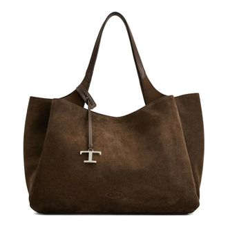 Tod's Tassen, Dames, Bruin, ONE Size, APA 2 Manici Media