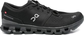 On Running Zwarte Gebreide Sneakers met Speedboard Plate - Heren - Hardloopschoenen - Zwart - 44 EU - Fitness