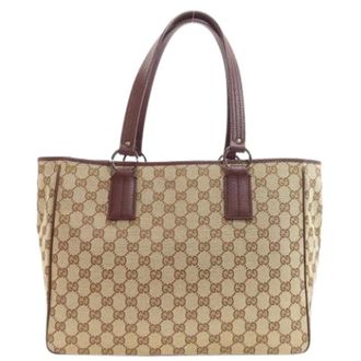 Gucci Bolso Tote Pre-owned - Pre-owned - Mujer - Beige - ONE SIZE
