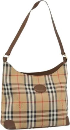 Burberry Borsa a spalla Pre-owned in tela - - Pre-owned - Donna - Beige - ONE SIZE