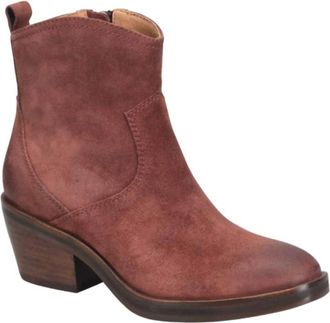 S&ouml;fft Womens Shaelynn Western Bootie In Porto Red