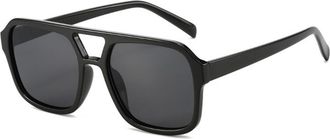 Generic Large Frame Men Outdoor Sunglasses Vacation Sports Women Driver Sun Glasses(Black)