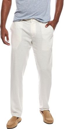 Onia Linen-Blend Flat Front Pant