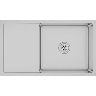 vidaXL Fregadero De Cocina Hecho A Mano De Acero Inoxidable Vidaxl