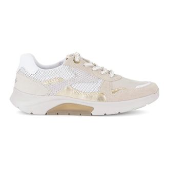 Gabor Schoenen, Dames, Beige, 39 EU, Leer, Sneakers