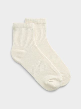 Simons Womens Solid colour ankle socks