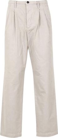 C.P. Company Rechtgesneden broeken - Heren - Straight fit broeken - Beige - M - Katoen - Broeken