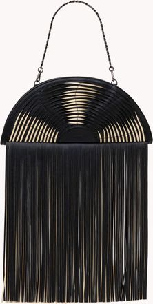 Hammitt Hammitt Shelley Clutch Statement Fringe Gunmetal