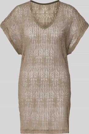 Banana Moon Banana Moon Longshirt mit V-Ausschnitt Modell ZINIA BEACHSOUL in Khaki, Gr&ouml;&szlig;e L