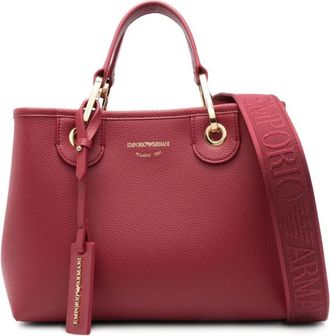 Emporio Armani Red Logo Small Tote