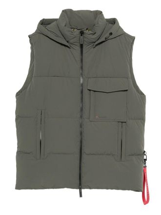Afterlabel Green Padded Sleeveless Gilet
