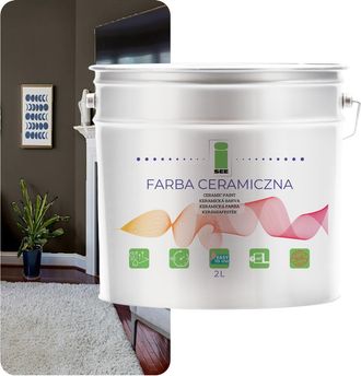 OEM Pintura Cer&aacute;mica Para Paredes, Lavable, Cuarzo Gris, 2 L, Resistente A Las Manchas