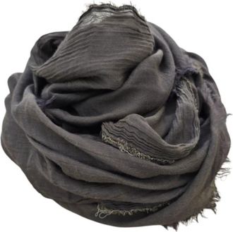 Rick Owens Kika Mega Sjaal - unisex - Sjaals - Grijs - ONE Size - Katoen - Accessoires
