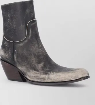 Balenciaga leather ankle boots