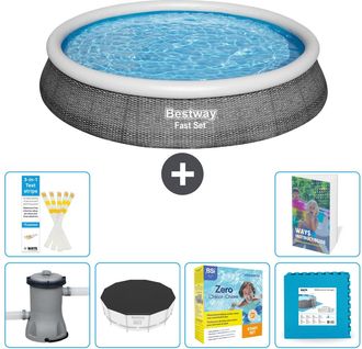 Bestway Piscina Bestway Fast Set Redonda - 396x84 Cm - 7-piezas S276