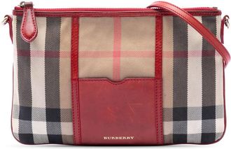 Burberry Pre-owned Burberry House Check Canvas Crossbody Ladies TBEXD2DRH3KHWJAK