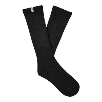 UGG Tyla Slouchy Crew II Sok - Dames - Ondergoed - Zwart - Maat: ONE Size Wol