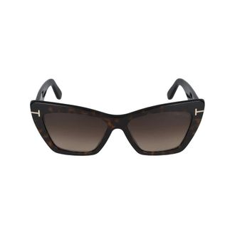 Tom Ford Sunglasses, unisex, Brown, Size: 56 MM Wyatt Sunglasses