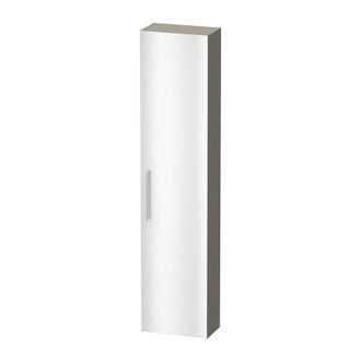Duravit Gabinete Alto Duravit Vero, 1125, Bisagra De La Puerta Derecha, 400mm, Color (frente/cuerpo): Flanela Gris Seda Lacado Mate - Ve1125r9090
