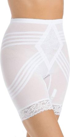 Rago Long Leg Girdle Panties In White
