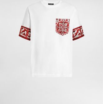 Dolce & Gabbana T-shirt M/corta Giro - Man T-shirts And Polos Multicolor 44