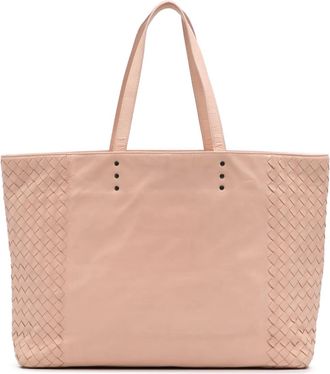 Bottega Veneta Borsa tote con motivo Intrecciato 2012-2024 - Rosa