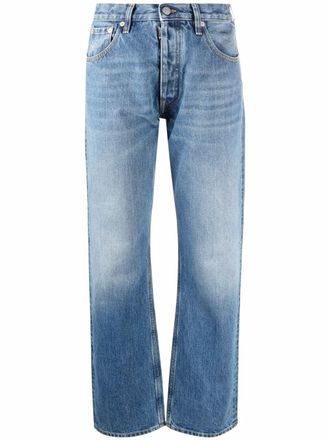 Maison Margiela Jeans dritti a vita media - Blu