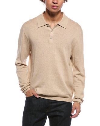 Weatherproof Vintage Cashmere-Blend Polo Sweater