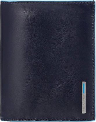 Piquadro Wallets & Cardholders, male, Blue, ONE SIZE, Vertical Trifold Wallet