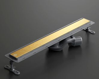 OEM Drenaje Lineal Dorado Mate Sif&oacute;n 360&deg; 61 L/min 60 Cm