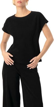 Ivonne Corduroy Off-Shoulder Top in Black at Nordstrom, Size 12