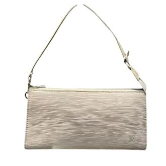 Louis Vuitton Pre-owned Shoulder Bags, unisex, Beige, Size: ONE SIZE Pre-owned Pochette Accessoires Epi Clutch Bag