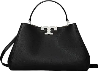 Tory Burch Black Eleanor Large Satchel